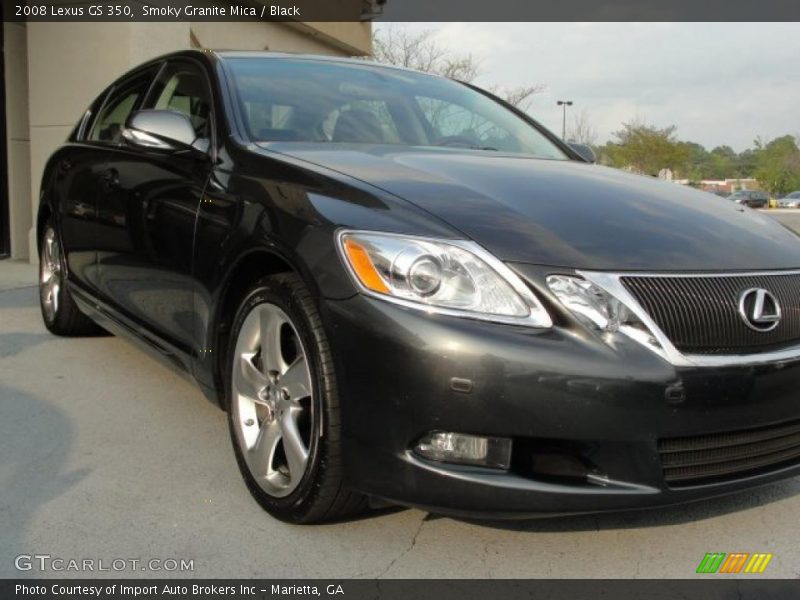 Smoky Granite Mica / Black 2008 Lexus GS 350