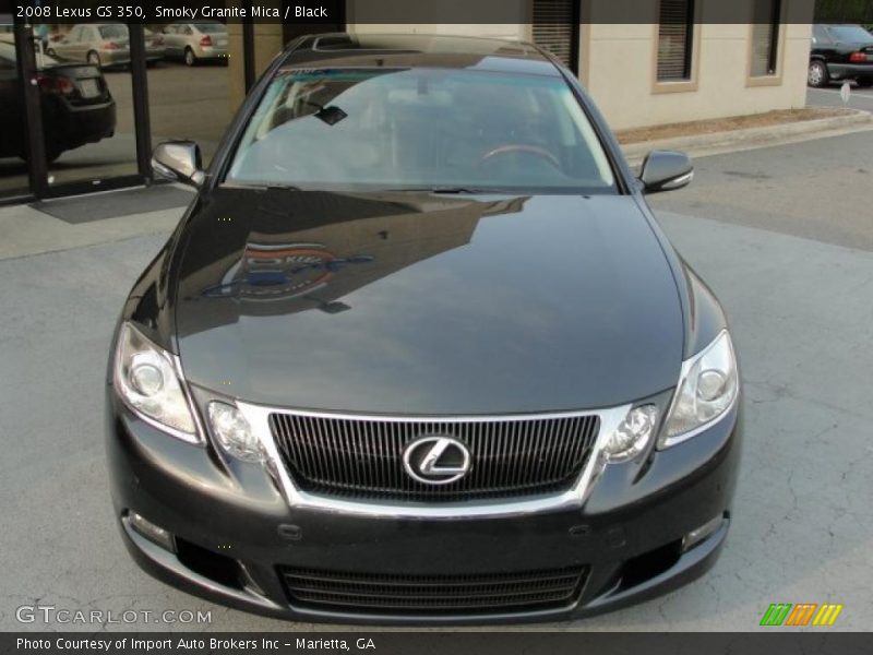 Smoky Granite Mica / Black 2008 Lexus GS 350