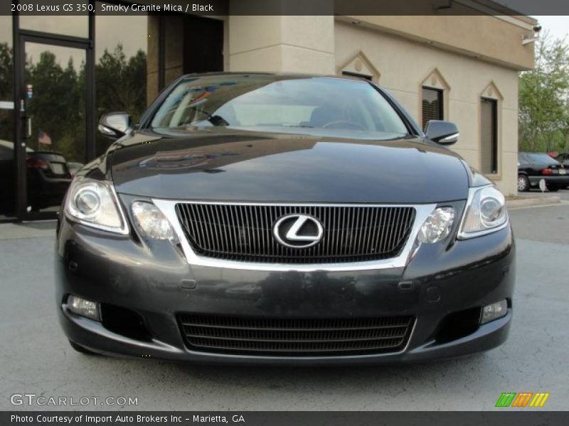 Smoky Granite Mica / Black 2008 Lexus GS 350