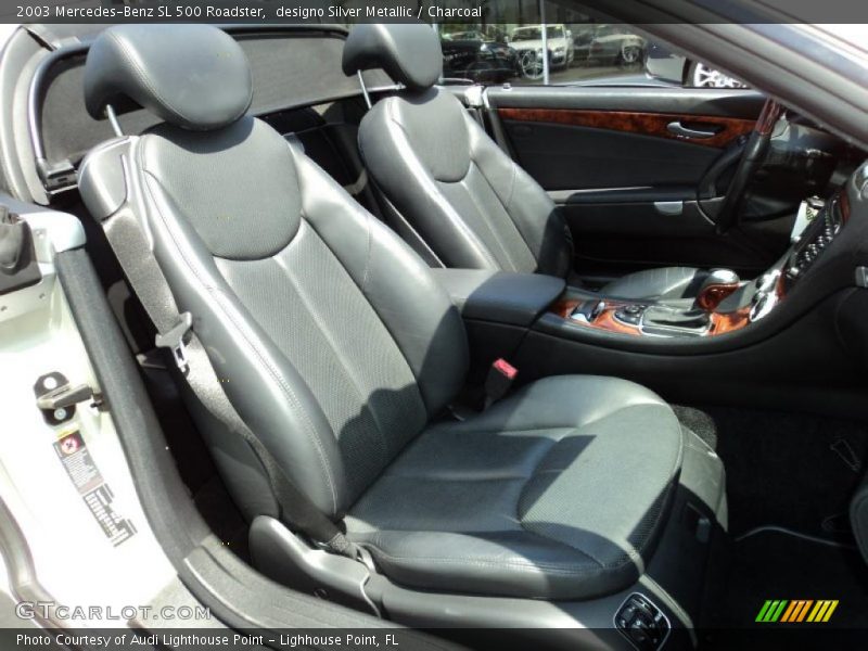 designo Silver Metallic / Charcoal 2003 Mercedes-Benz SL 500 Roadster