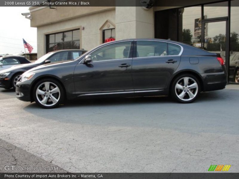 Smoky Granite Mica / Black 2008 Lexus GS 350