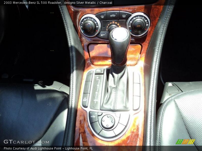 designo Silver Metallic / Charcoal 2003 Mercedes-Benz SL 500 Roadster