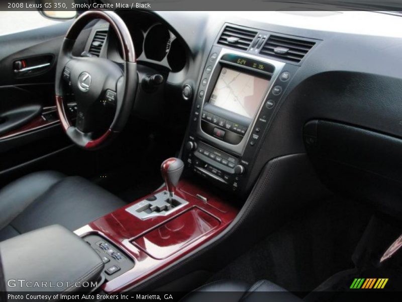 Smoky Granite Mica / Black 2008 Lexus GS 350