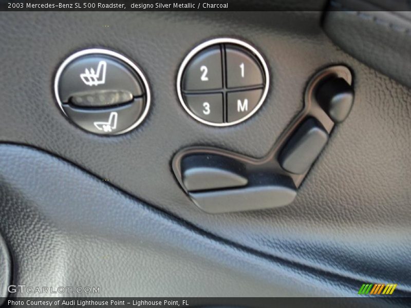 designo Silver Metallic / Charcoal 2003 Mercedes-Benz SL 500 Roadster