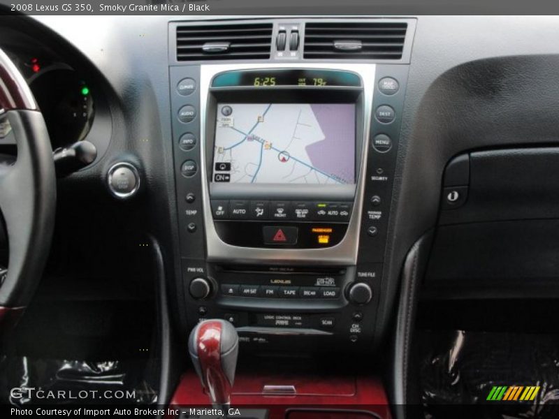 Smoky Granite Mica / Black 2008 Lexus GS 350