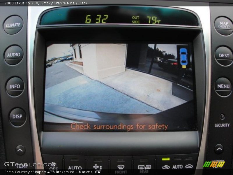 Smoky Granite Mica / Black 2008 Lexus GS 350