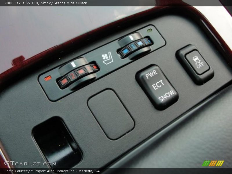 Smoky Granite Mica / Black 2008 Lexus GS 350