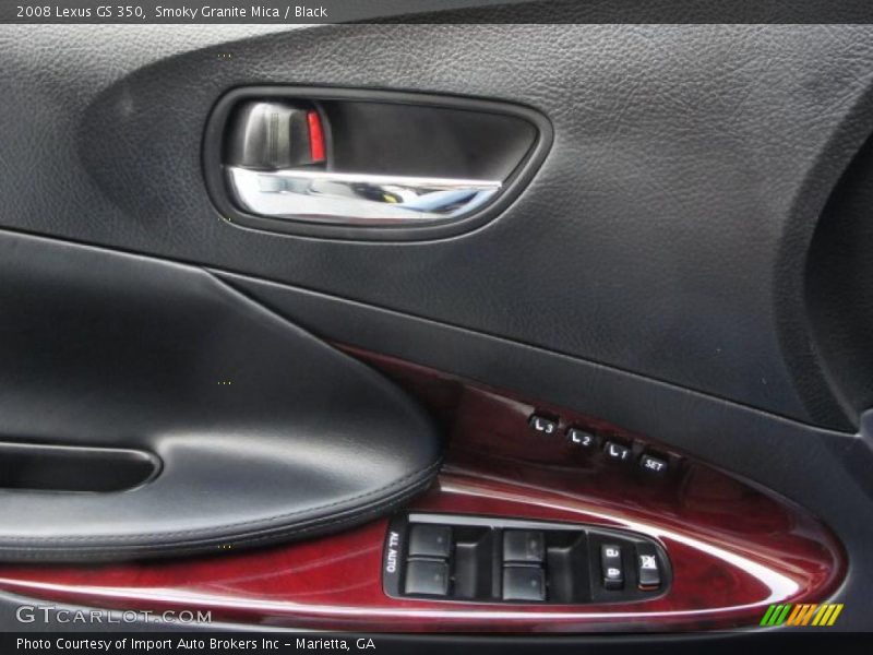 Smoky Granite Mica / Black 2008 Lexus GS 350