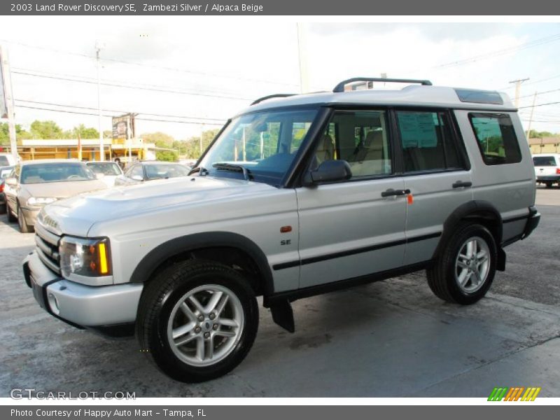 Zambezi Silver / Alpaca Beige 2003 Land Rover Discovery SE