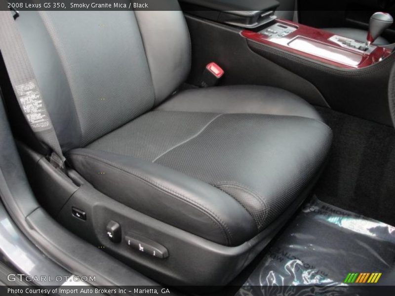 Smoky Granite Mica / Black 2008 Lexus GS 350