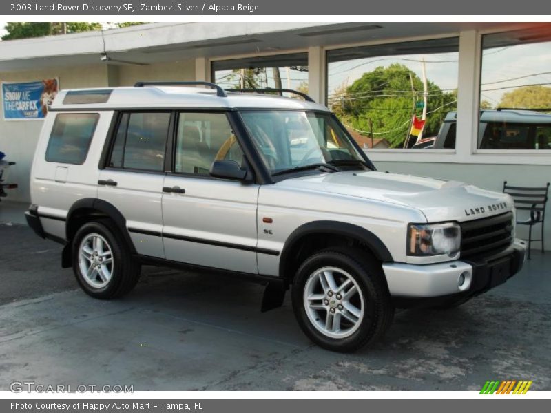 Zambezi Silver / Alpaca Beige 2003 Land Rover Discovery SE