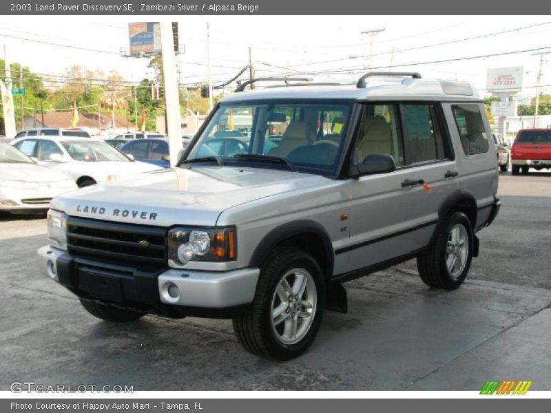 Zambezi Silver / Alpaca Beige 2003 Land Rover Discovery SE