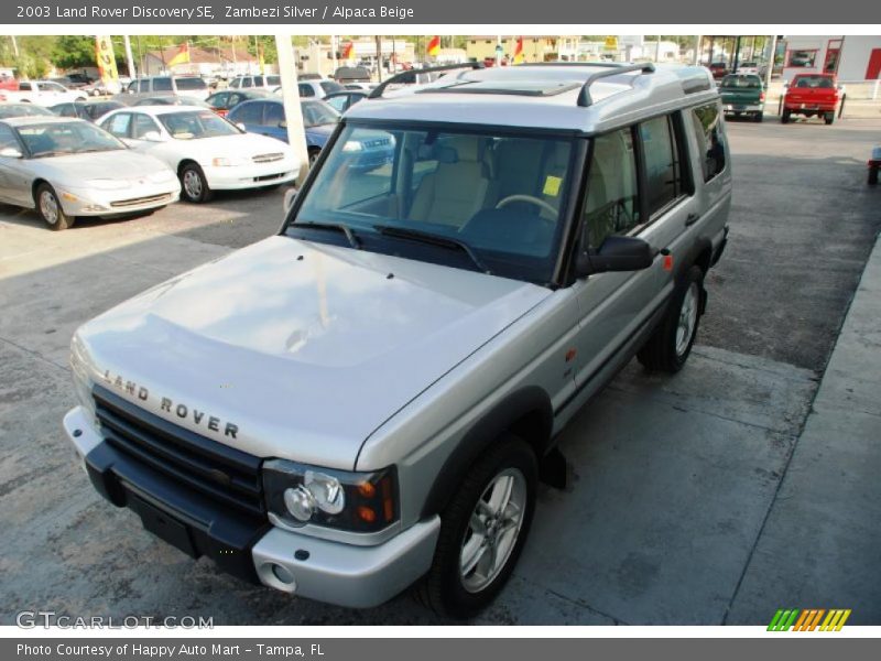 Zambezi Silver / Alpaca Beige 2003 Land Rover Discovery SE