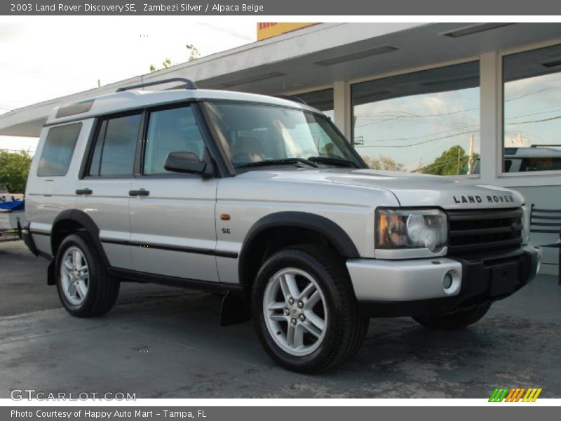 Zambezi Silver / Alpaca Beige 2003 Land Rover Discovery SE