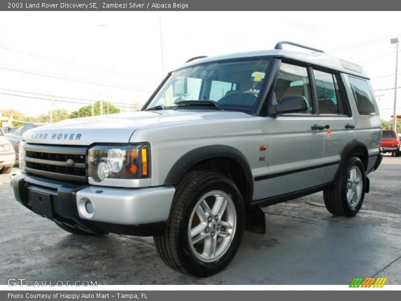 Zambezi Silver / Alpaca Beige 2003 Land Rover Discovery SE
