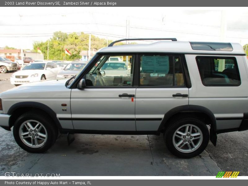 Zambezi Silver / Alpaca Beige 2003 Land Rover Discovery SE