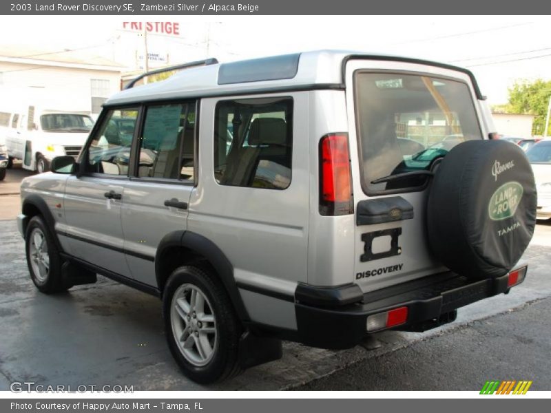 Zambezi Silver / Alpaca Beige 2003 Land Rover Discovery SE