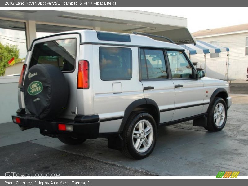 Zambezi Silver / Alpaca Beige 2003 Land Rover Discovery SE