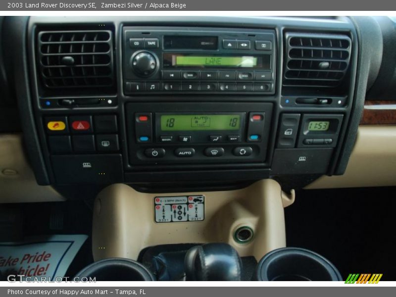 Zambezi Silver / Alpaca Beige 2003 Land Rover Discovery SE