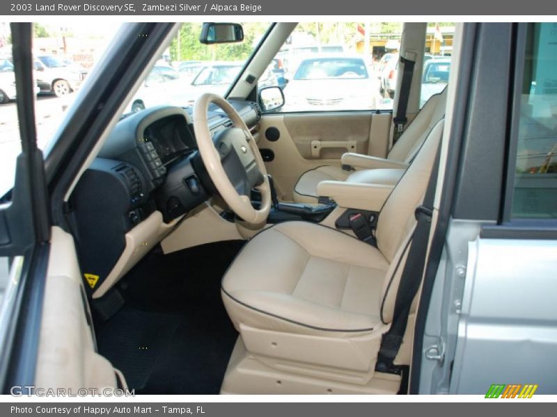 Zambezi Silver / Alpaca Beige 2003 Land Rover Discovery SE