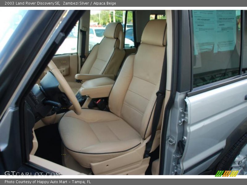 Zambezi Silver / Alpaca Beige 2003 Land Rover Discovery SE