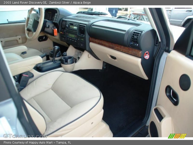 Zambezi Silver / Alpaca Beige 2003 Land Rover Discovery SE