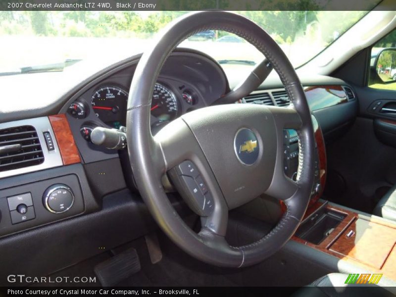 Black / Ebony 2007 Chevrolet Avalanche LTZ 4WD