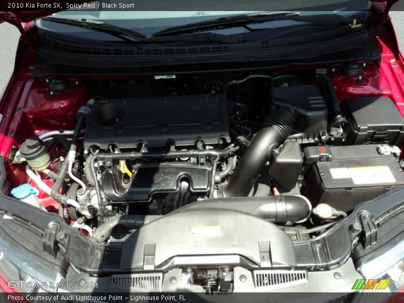 Spicy Red / Black Sport 2010 Kia Forte SX