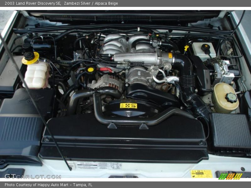 Zambezi Silver / Alpaca Beige 2003 Land Rover Discovery SE