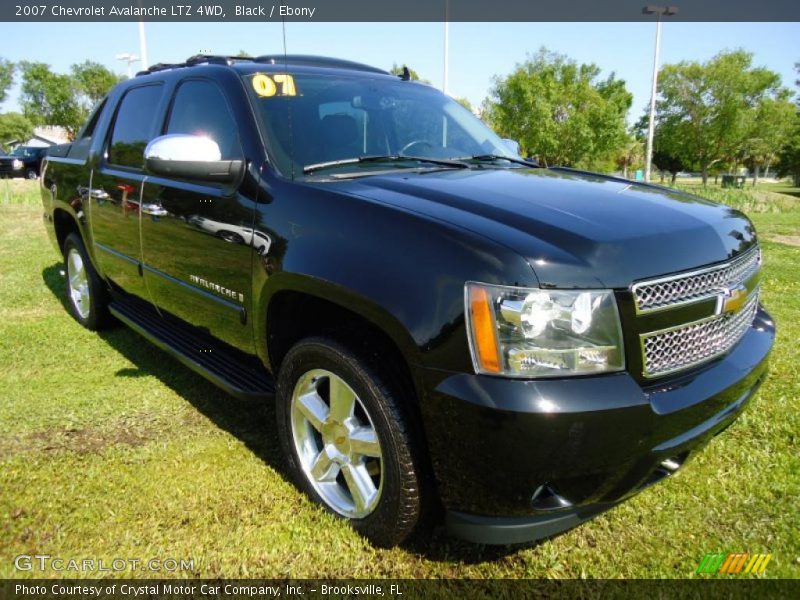 Black / Ebony 2007 Chevrolet Avalanche LTZ 4WD