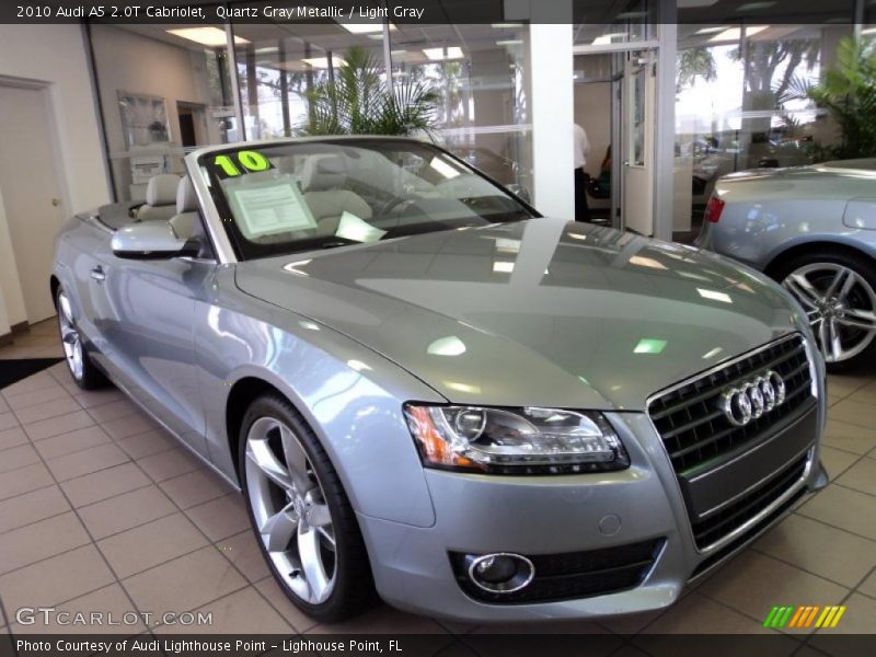 Front 3/4 View of 2010 A5 2.0T Cabriolet