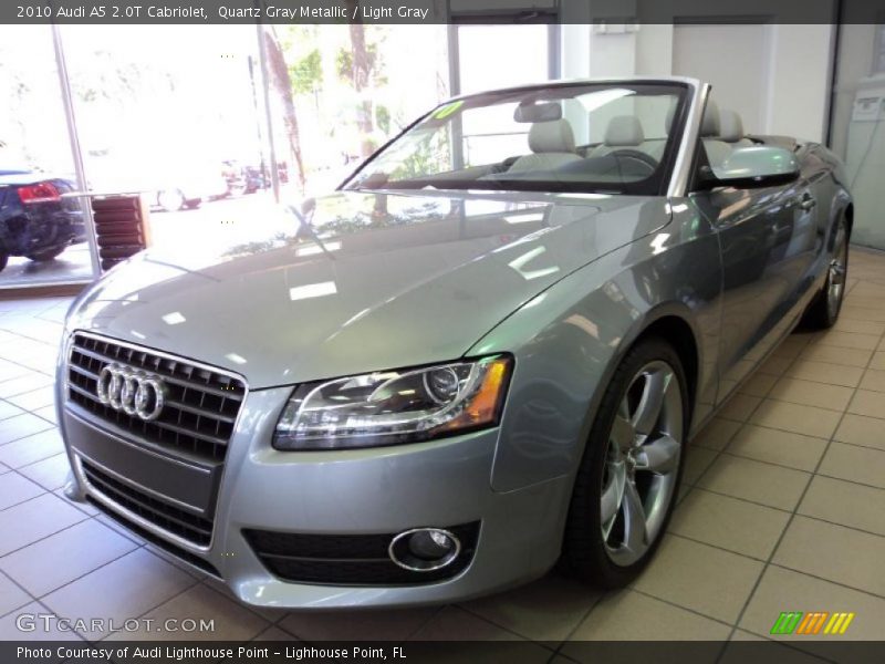 Front 3/4 View of 2010 A5 2.0T Cabriolet