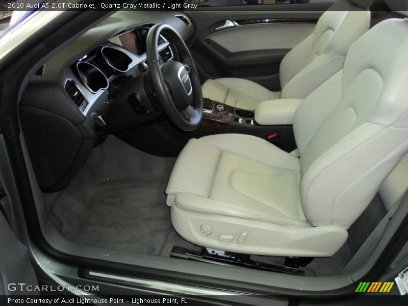  2010 A5 2.0T Cabriolet Light Gray Interior