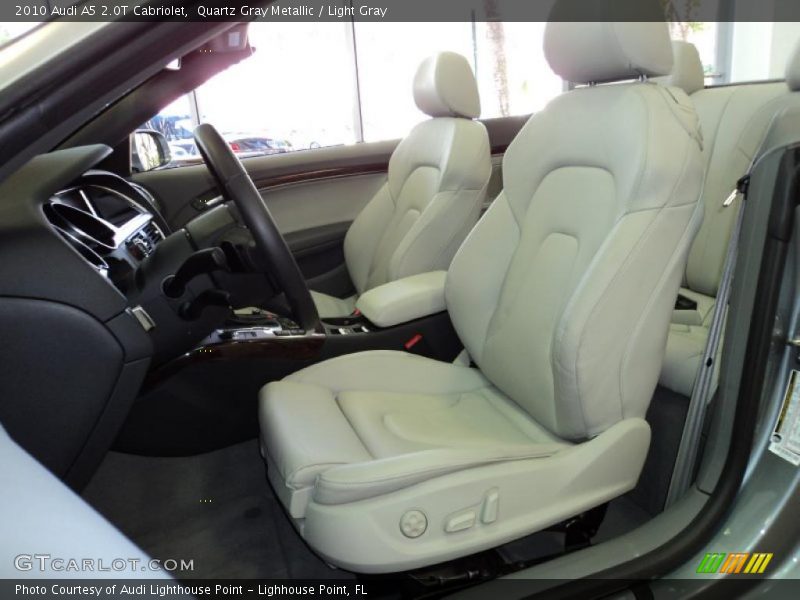  2010 A5 2.0T Cabriolet Light Gray Interior