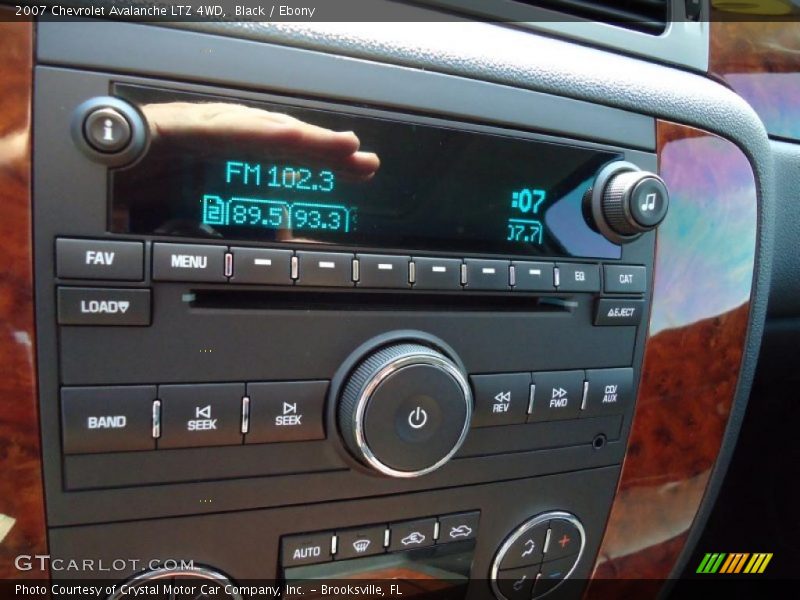 Black / Ebony 2007 Chevrolet Avalanche LTZ 4WD