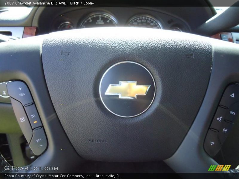 Black / Ebony 2007 Chevrolet Avalanche LTZ 4WD