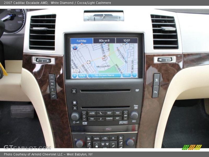 White Diamond / Cocoa/Light Cashmere 2007 Cadillac Escalade AWD