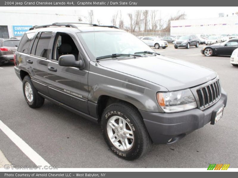 Graphite Metallic / Dark Slate Gray 2004 Jeep Grand Cherokee Laredo 4x4