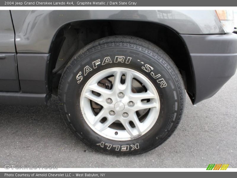 Graphite Metallic / Dark Slate Gray 2004 Jeep Grand Cherokee Laredo 4x4