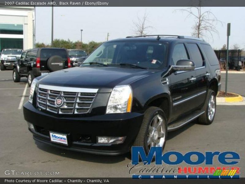 Black Raven / Ebony/Ebony 2007 Cadillac Escalade AWD