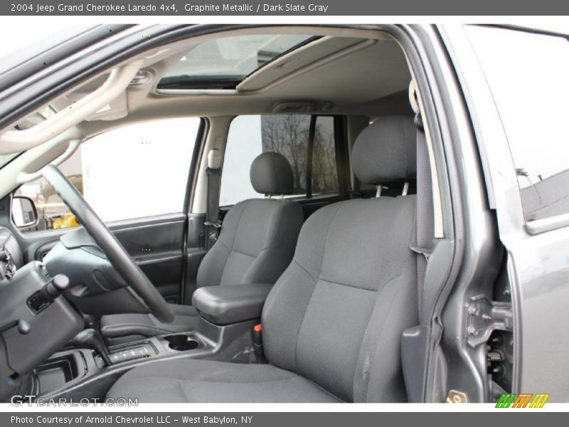 Graphite Metallic / Dark Slate Gray 2004 Jeep Grand Cherokee Laredo 4x4