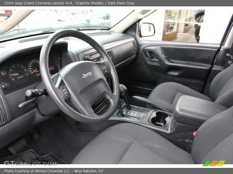 Graphite Metallic / Dark Slate Gray 2004 Jeep Grand Cherokee Laredo 4x4
