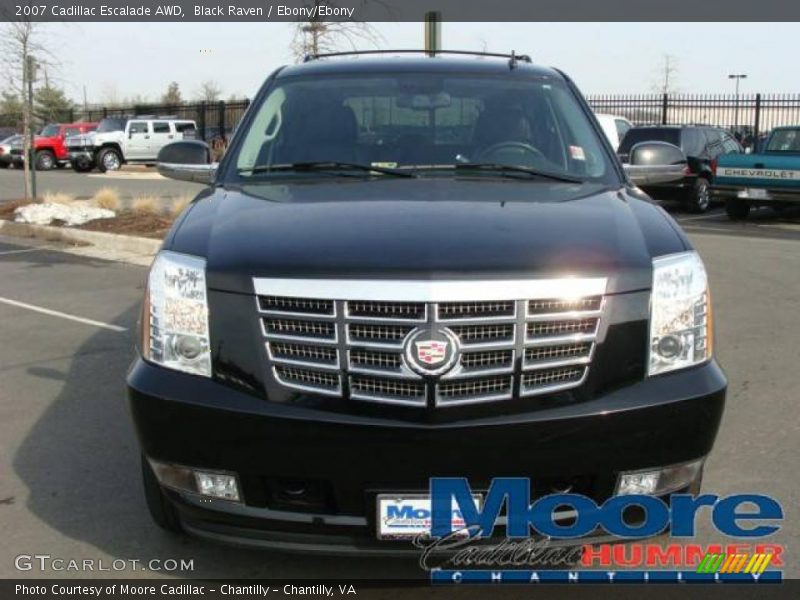 Black Raven / Ebony/Ebony 2007 Cadillac Escalade AWD