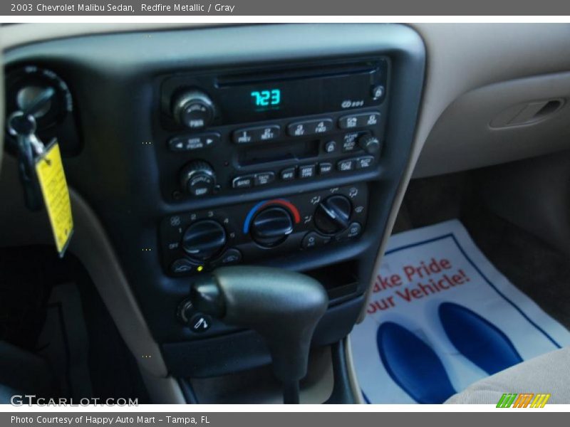 Redfire Metallic / Gray 2003 Chevrolet Malibu Sedan