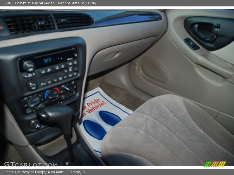 Redfire Metallic / Gray 2003 Chevrolet Malibu Sedan