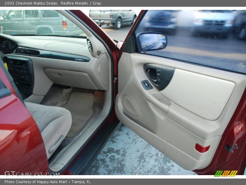 Redfire Metallic / Gray 2003 Chevrolet Malibu Sedan
