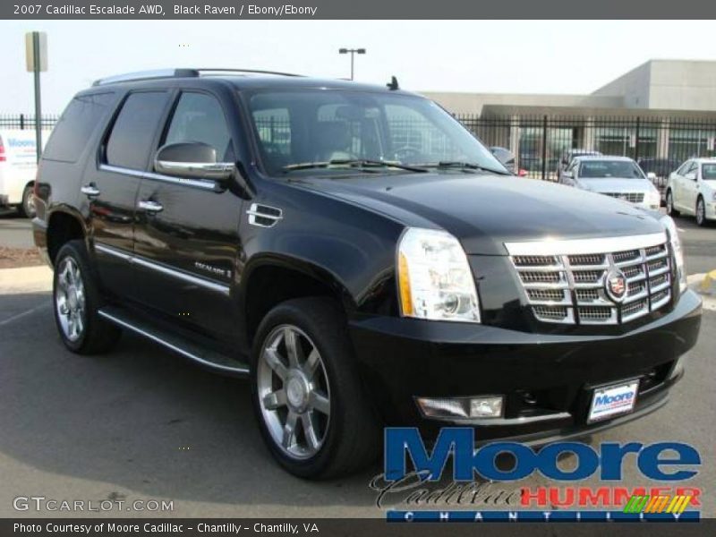 Black Raven / Ebony/Ebony 2007 Cadillac Escalade AWD