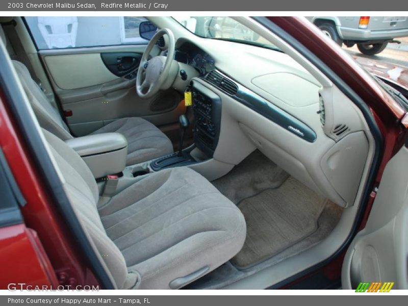 Redfire Metallic / Gray 2003 Chevrolet Malibu Sedan