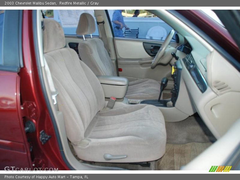 Redfire Metallic / Gray 2003 Chevrolet Malibu Sedan
