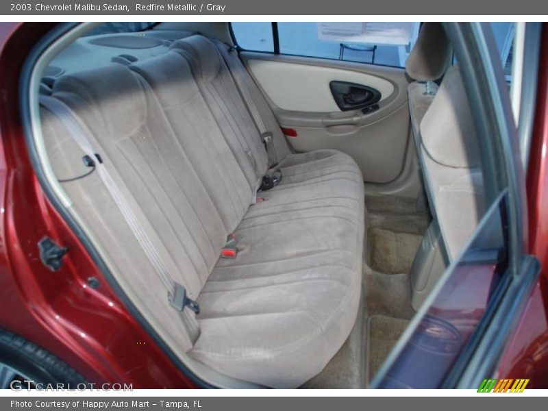 Redfire Metallic / Gray 2003 Chevrolet Malibu Sedan